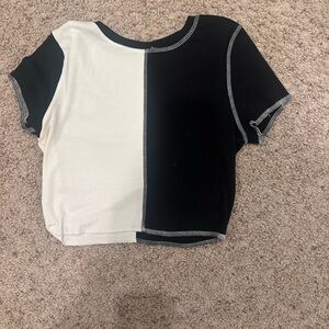 Garage- Black and White Women's Top